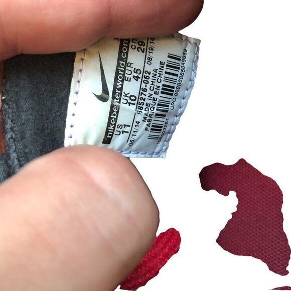 Rare 2014 Nike Sb Stefan Janoski Mid Warmth Black Red Size 11 - Picture 8 of 15